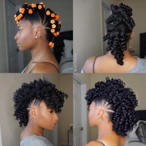 Image of STYLE SHOWCASE: HOLIDAY HAIRSTYLING FEATURING ROLLER SETTING, THE SUPER CURLY FAUX HAWK & THE PILED-HIGH PONYTAIL
