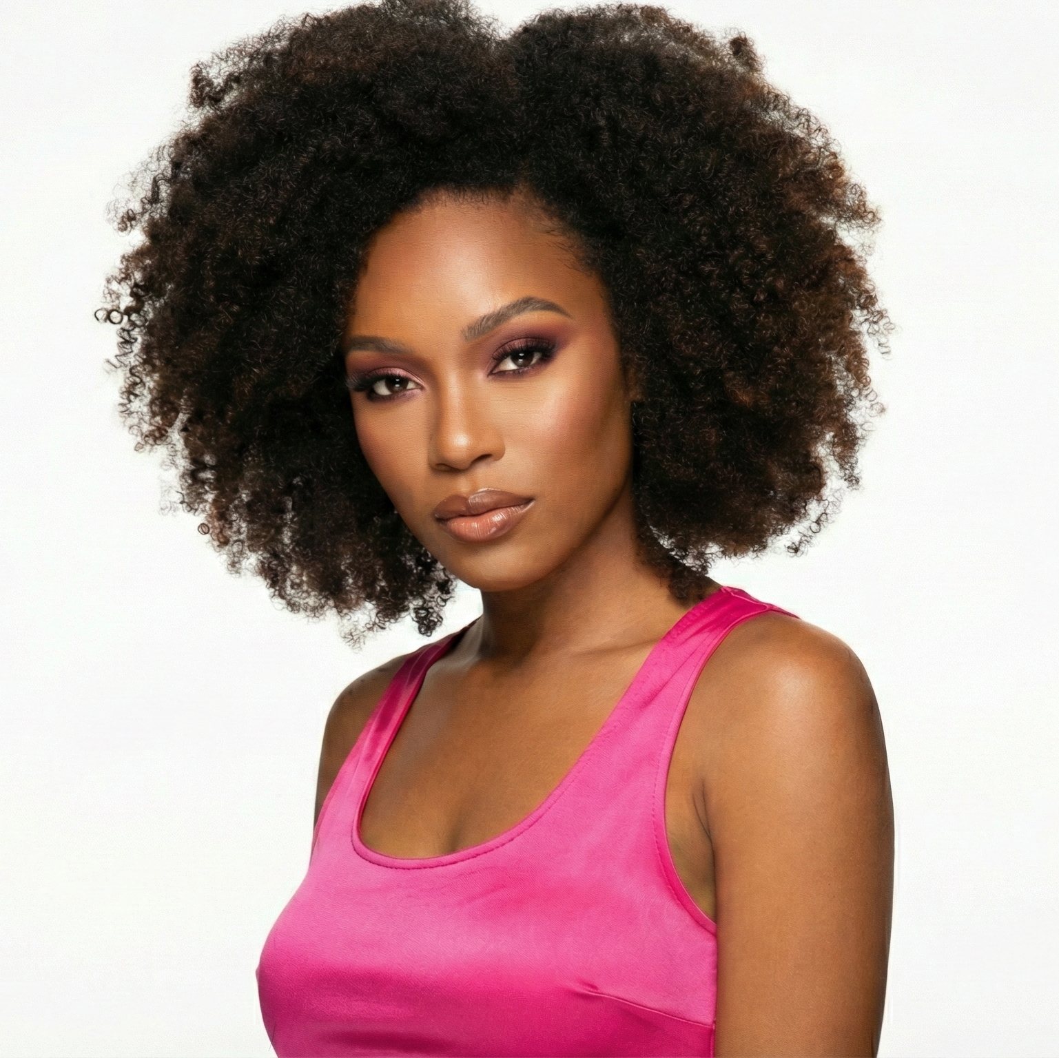 Image of TWB model with coily hair