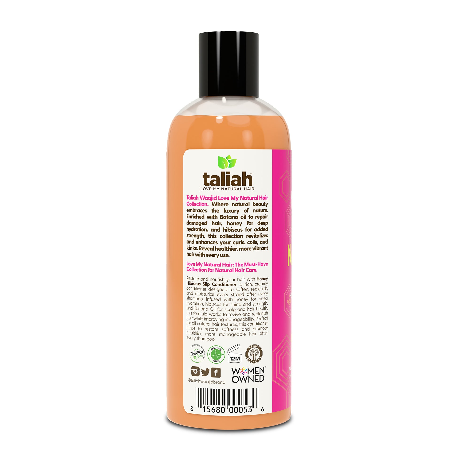 Taliah Waajid Honey Hibiscus Slip Conditioner 12oz