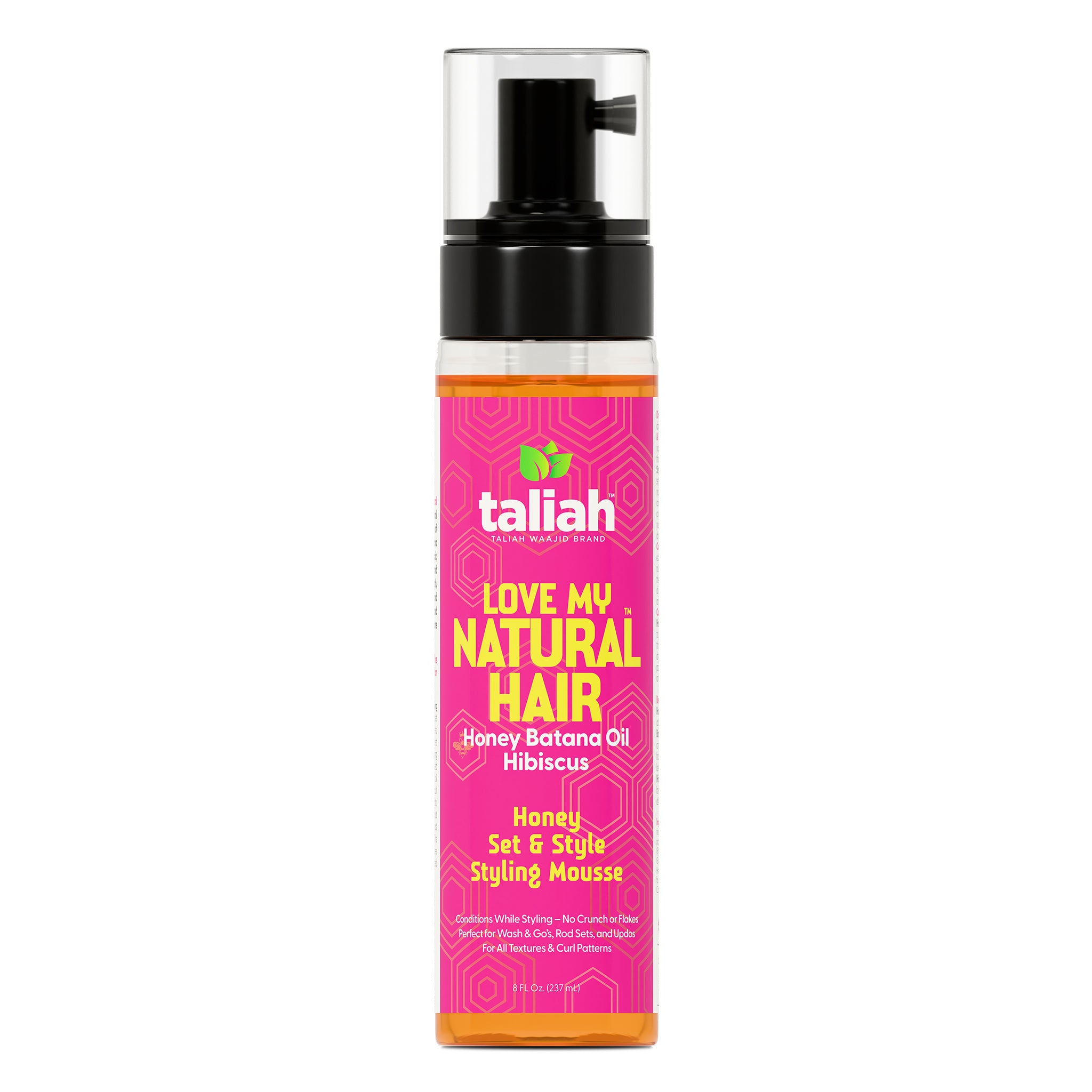 Image of Taliah Waajid Love My Natural Hair Honey Set & Style Styling Mousse 8oz
