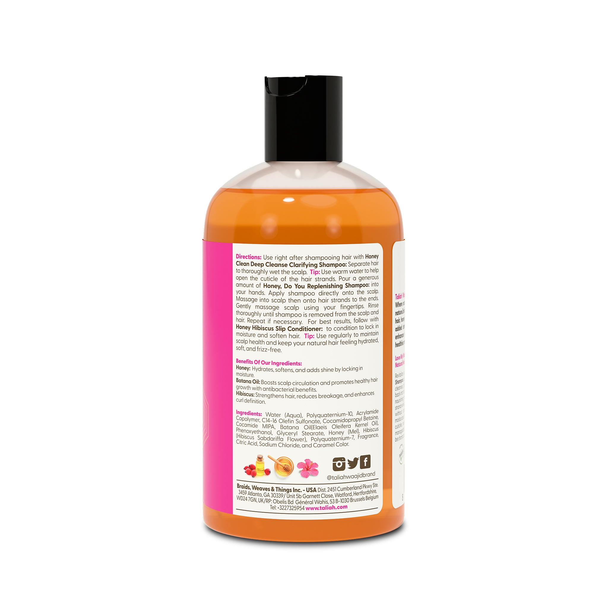 Image of Taliah Waajid Love My Natural Hair Honey, Dew You Replenishing Shampoo 12oz