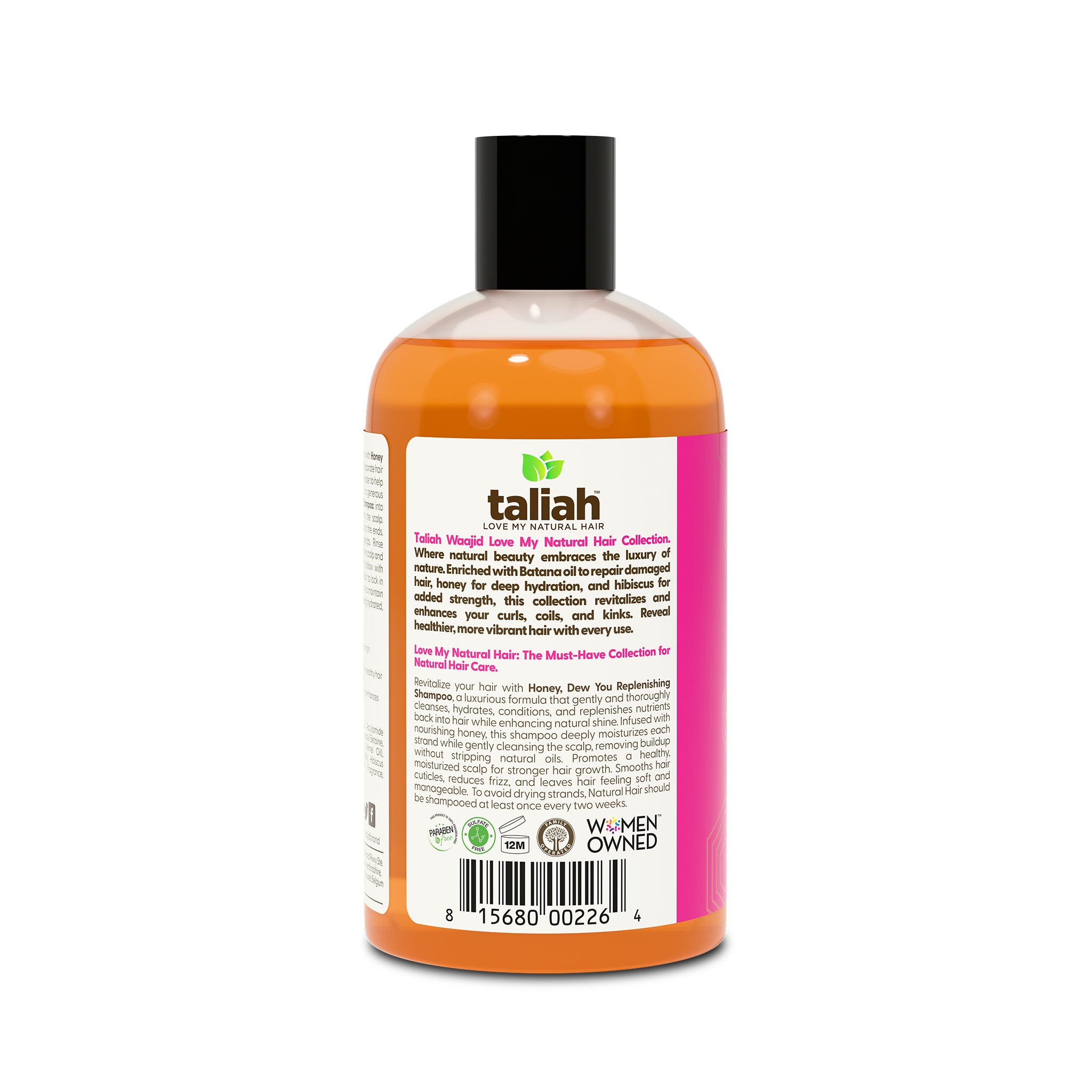Image of Taliah Waajid Love My Natural Hair Honey, Dew You Replenishing Shampoo 12oz