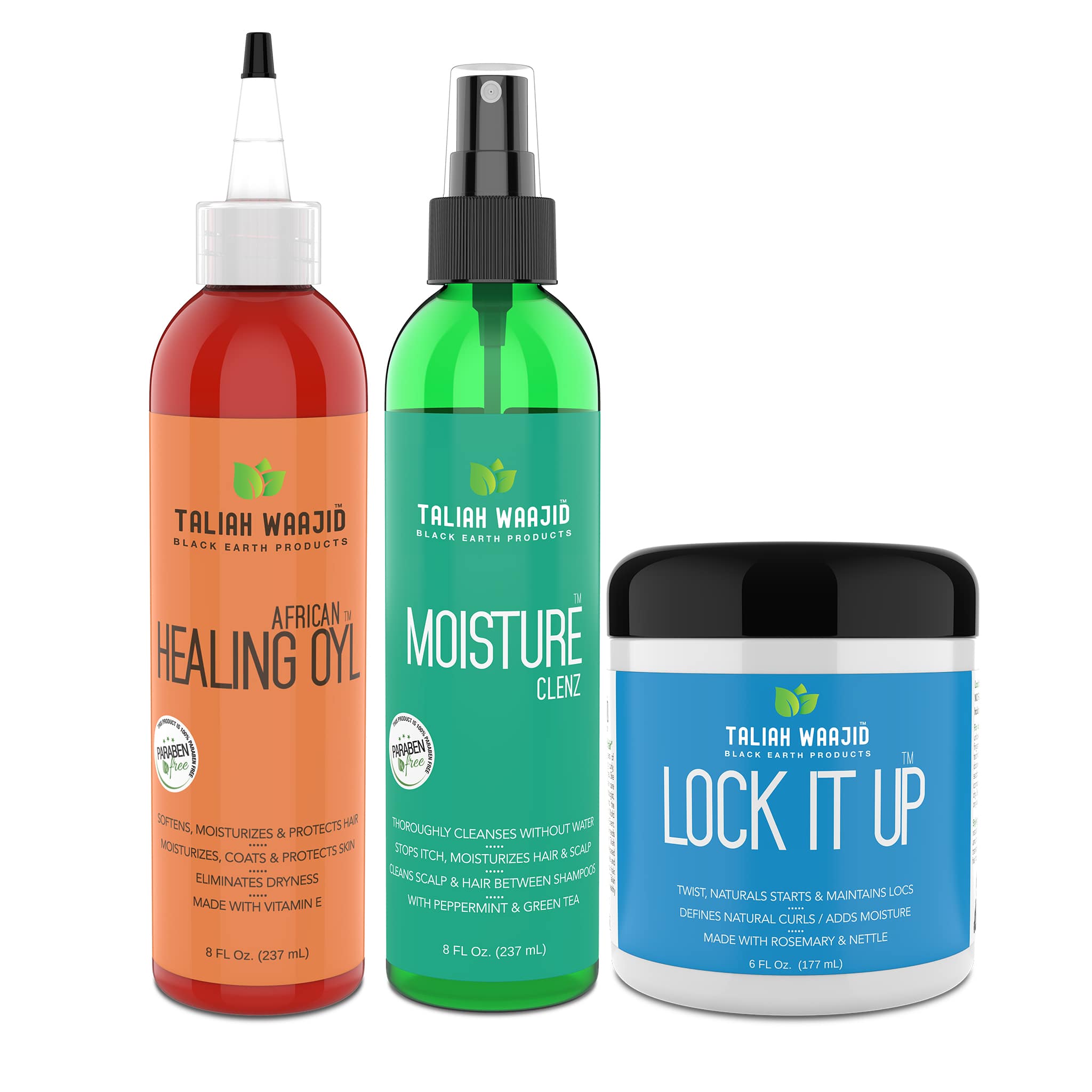 Image of Taliah Waajid Black Earth Product Starter Loc Maintenance Style Bundle