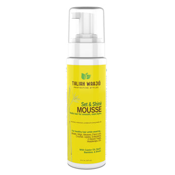 Taliah Waajid Protective Styles Set Shine Mousse 8oz Front