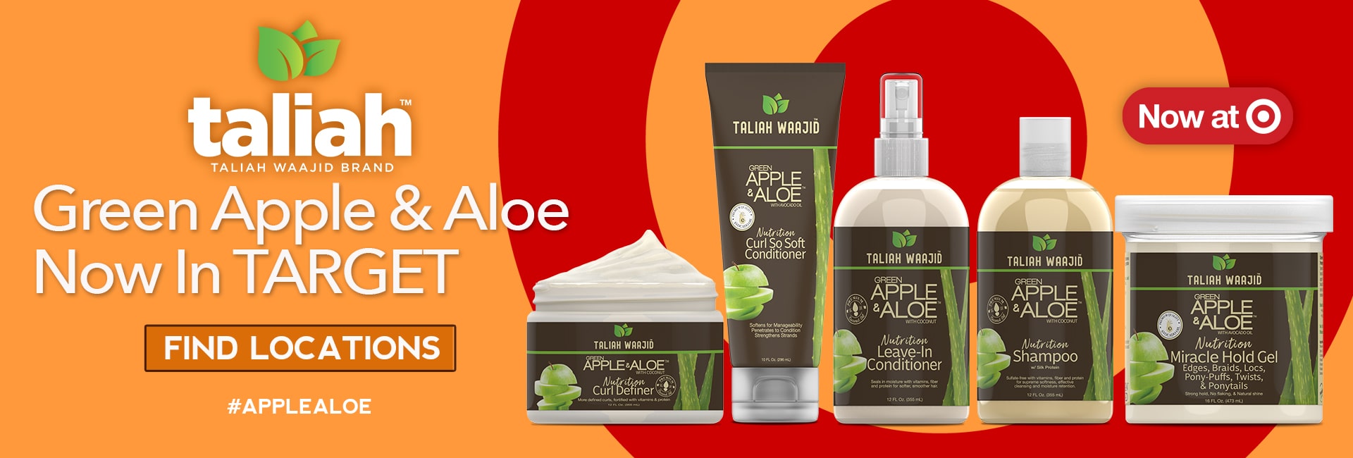 Taliah Waajid Green Apple & Aloe Now In Target Stores. Find Locations Here