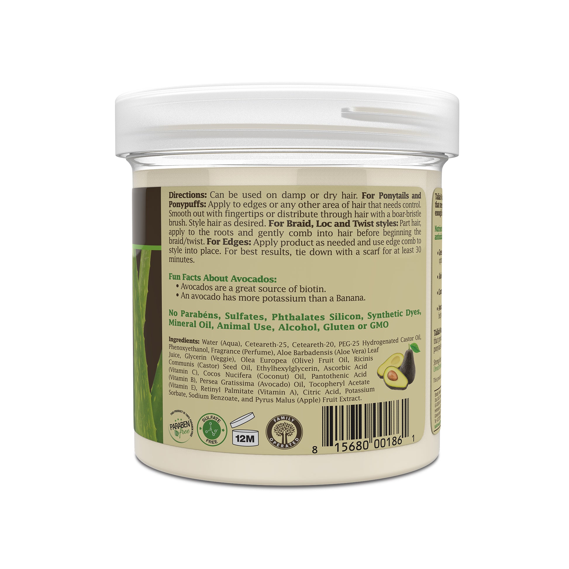 Taliah Waajid Green Apple & Aloe Nutrition Miracle Hold Gel 16oz