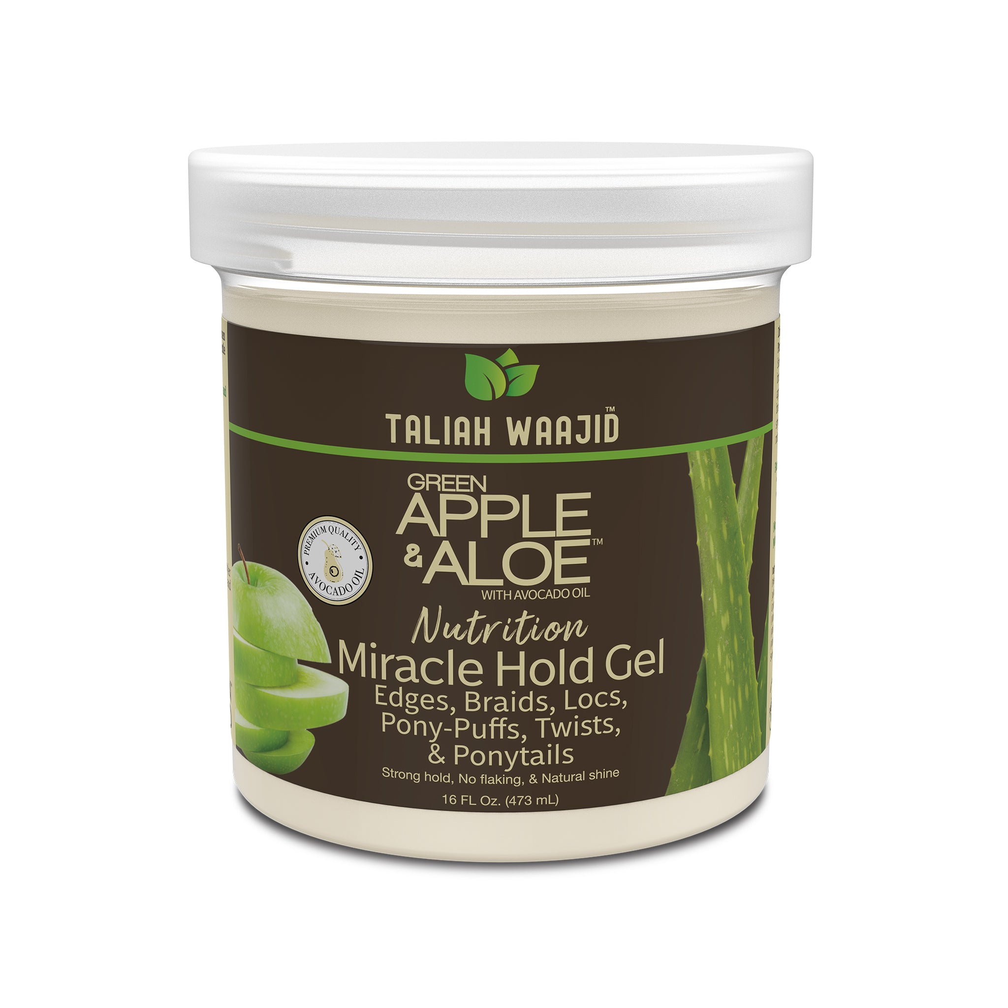 Taliah Waajid Green Apple & Aloe Nutrition Miracle Hold Gel 16oz