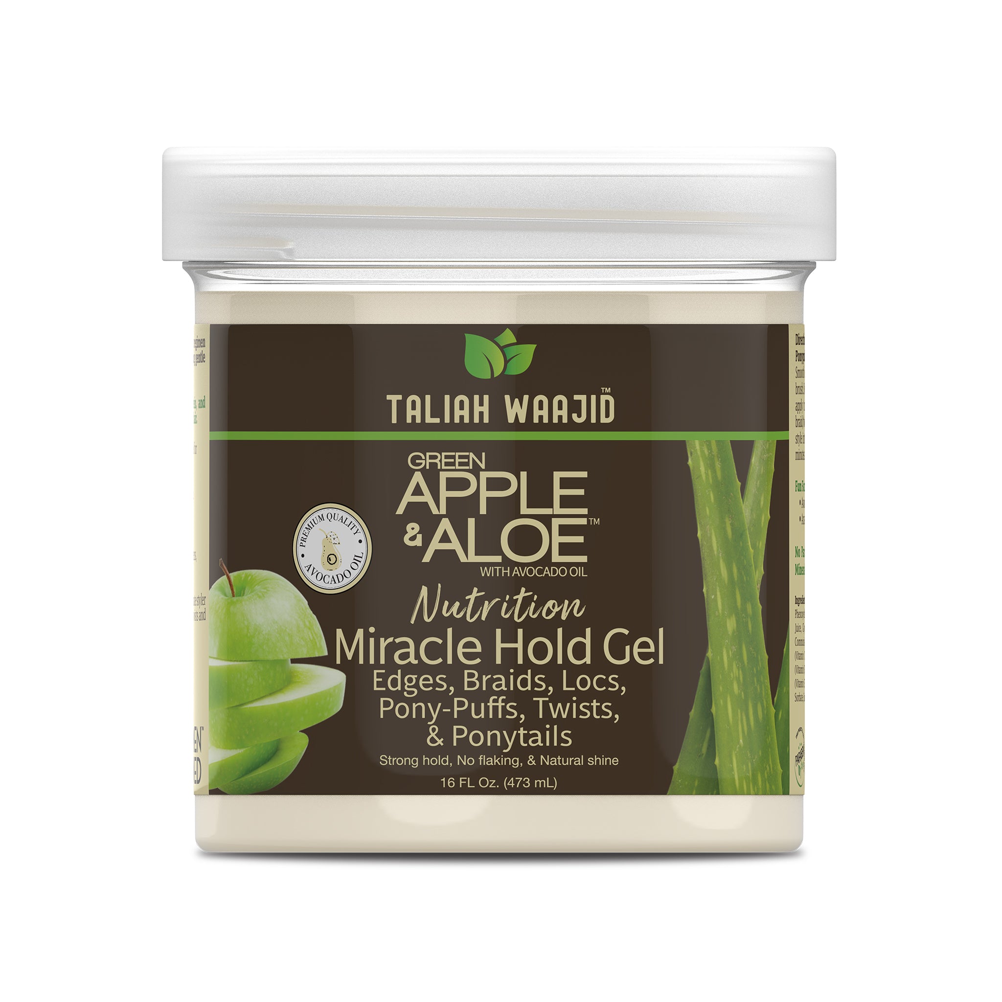 Image of Taliah Waajid Green Apple & Aloe Nutrition Miracle Hold Gel 16oz