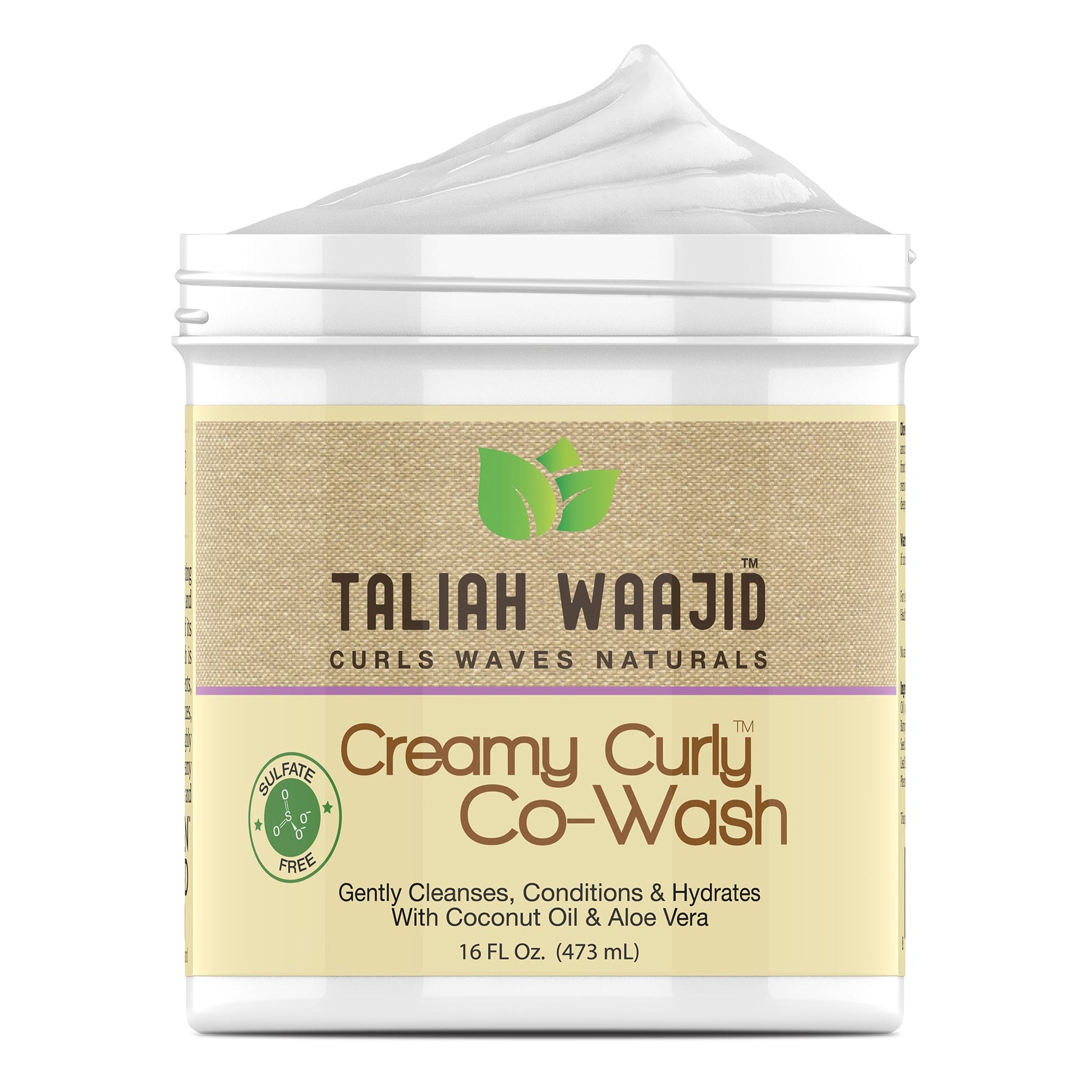 Taliah Waajid Curls, Waves, Naturals Creamy Curly Co-Wash 16oz