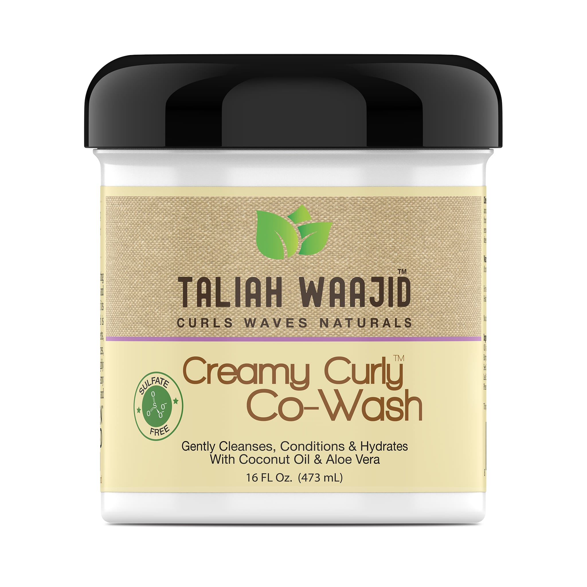 Image of Taliah Waajid Curls, Waves, Naturals Creamy Curly Co-Wash 16oz