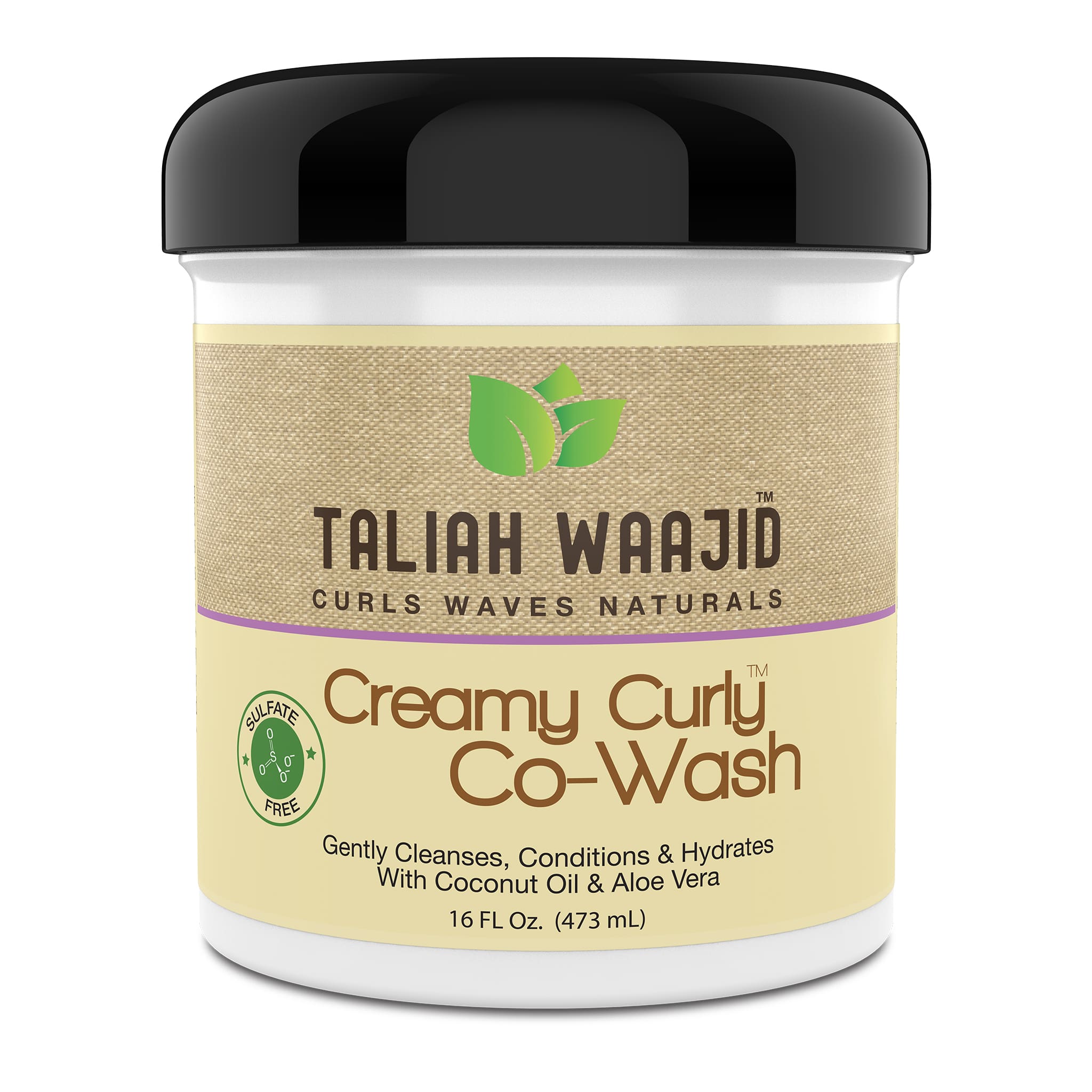 Image of Taliah Waajid Curls, Waves, Naturals Creamy Curly Co-Wash 16oz
