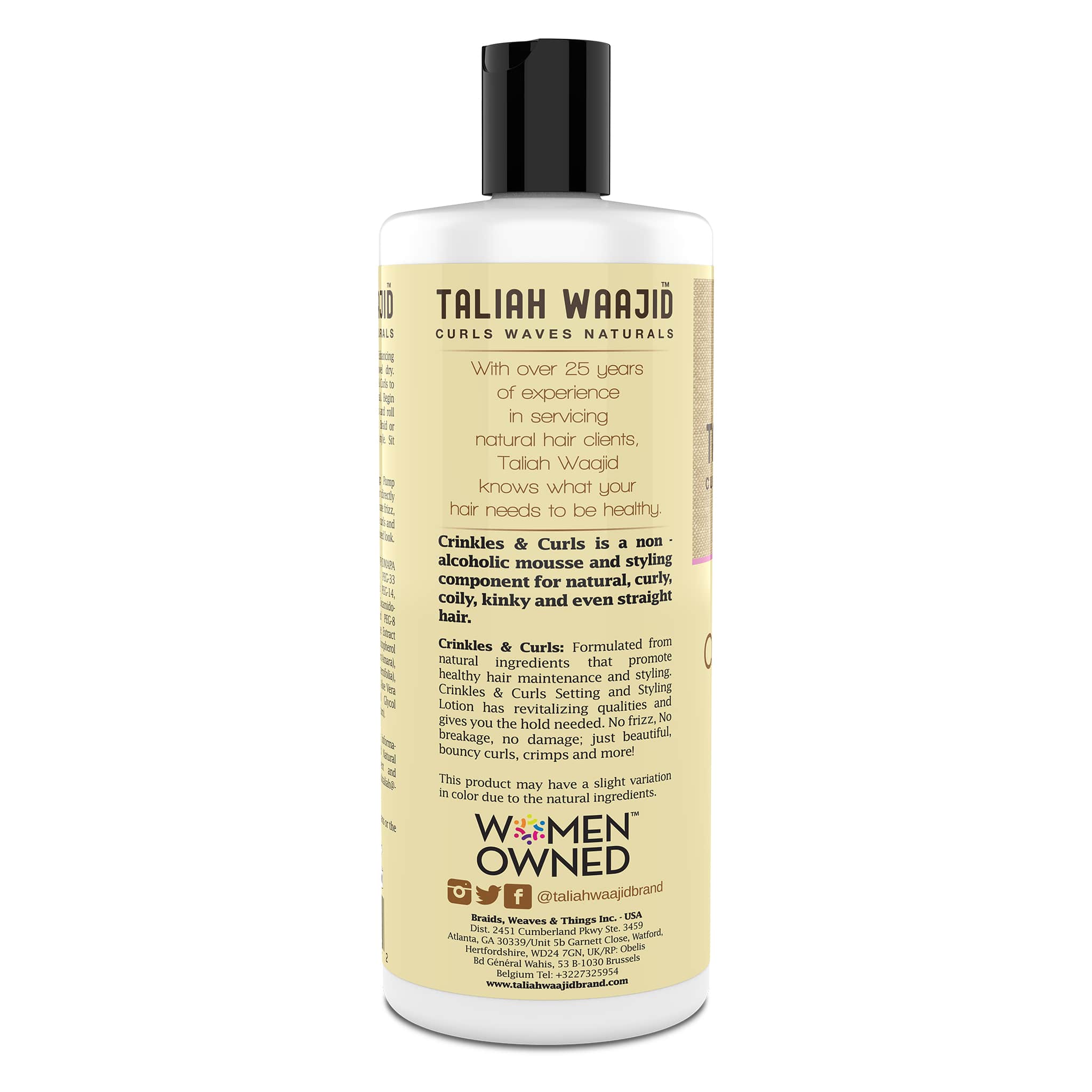 Image of Taliah Waajid Curls, Waves & Naturals Crinkles & Curls 32oz
