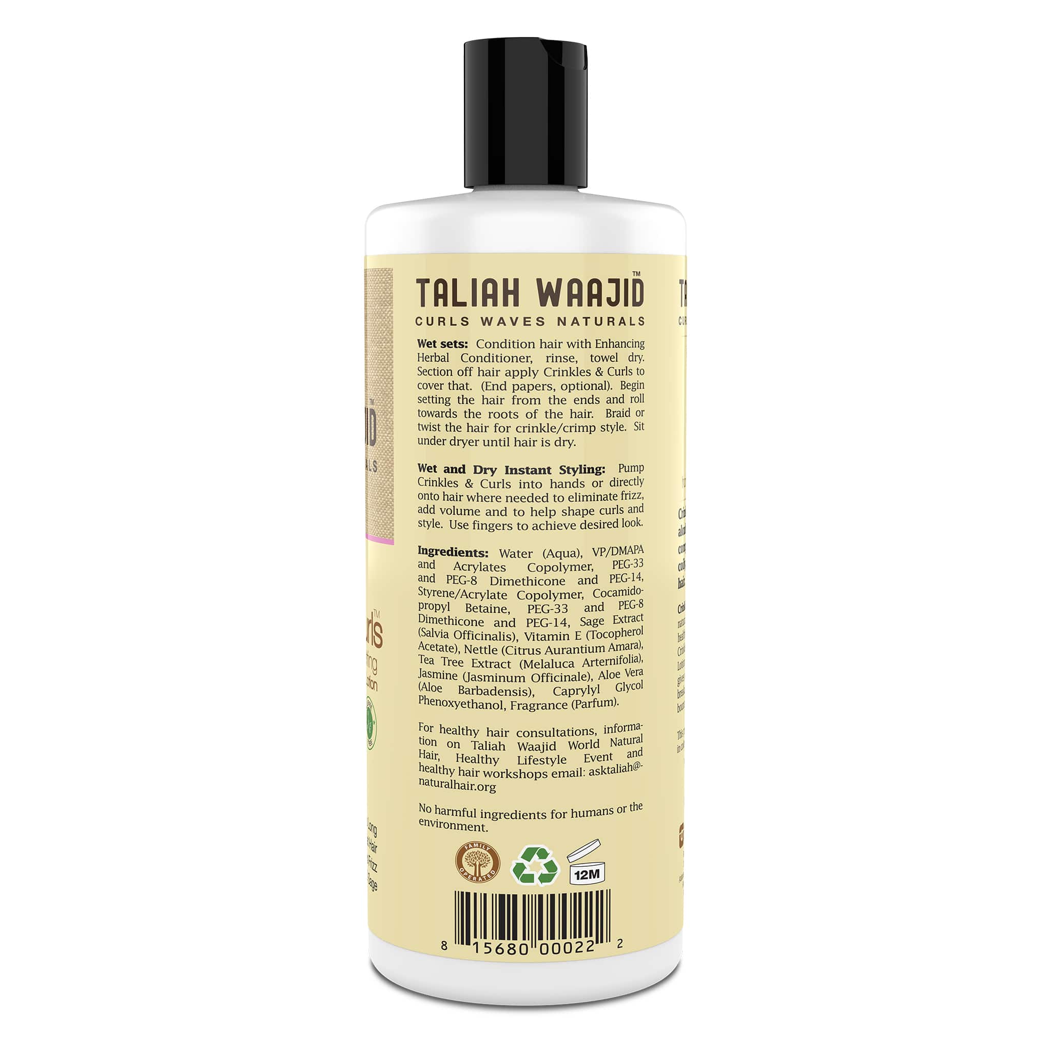 Image of Taliah Waajid Curls, Waves & Naturals Crinkles & Curls 32oz