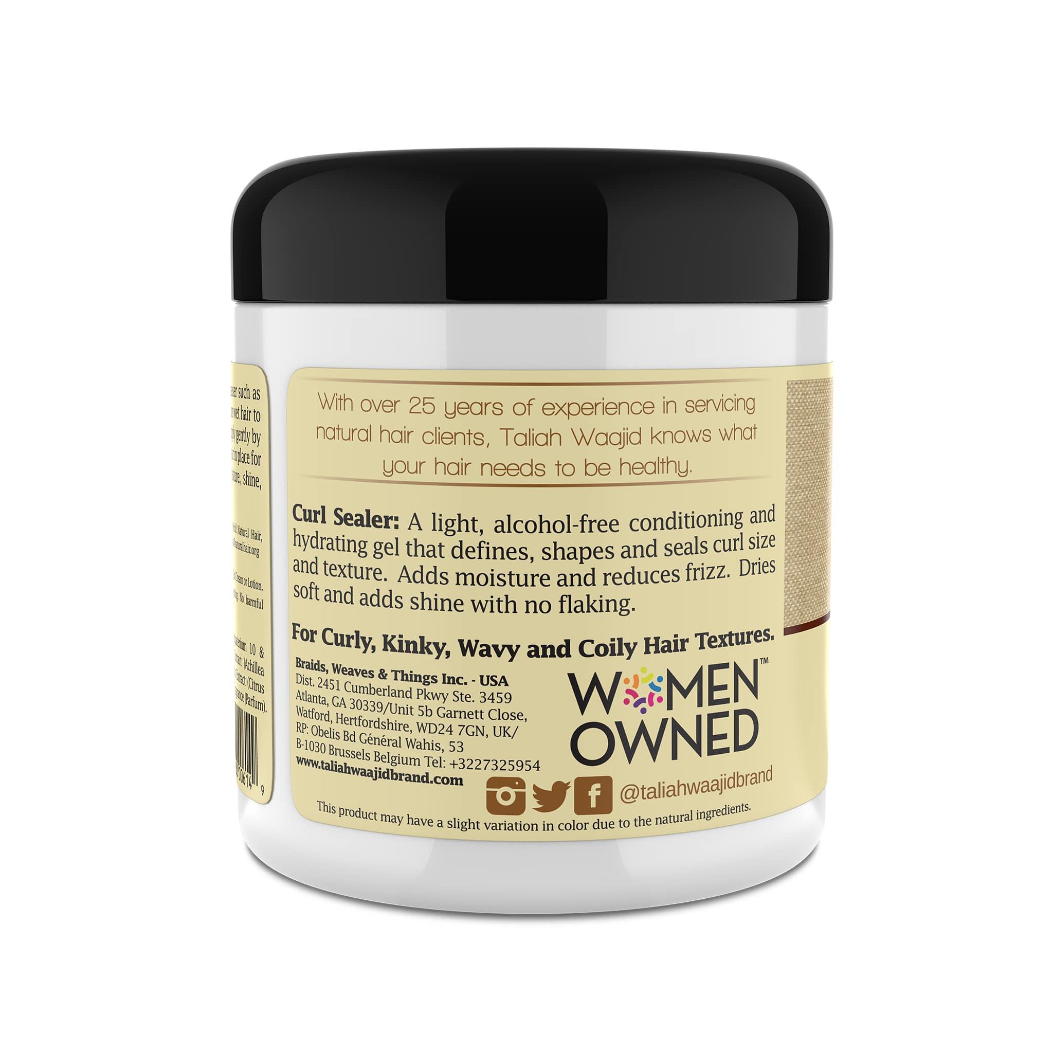 Image of Taliah Waajid Curls, Waves & Naturals Curl Sealer 6oz