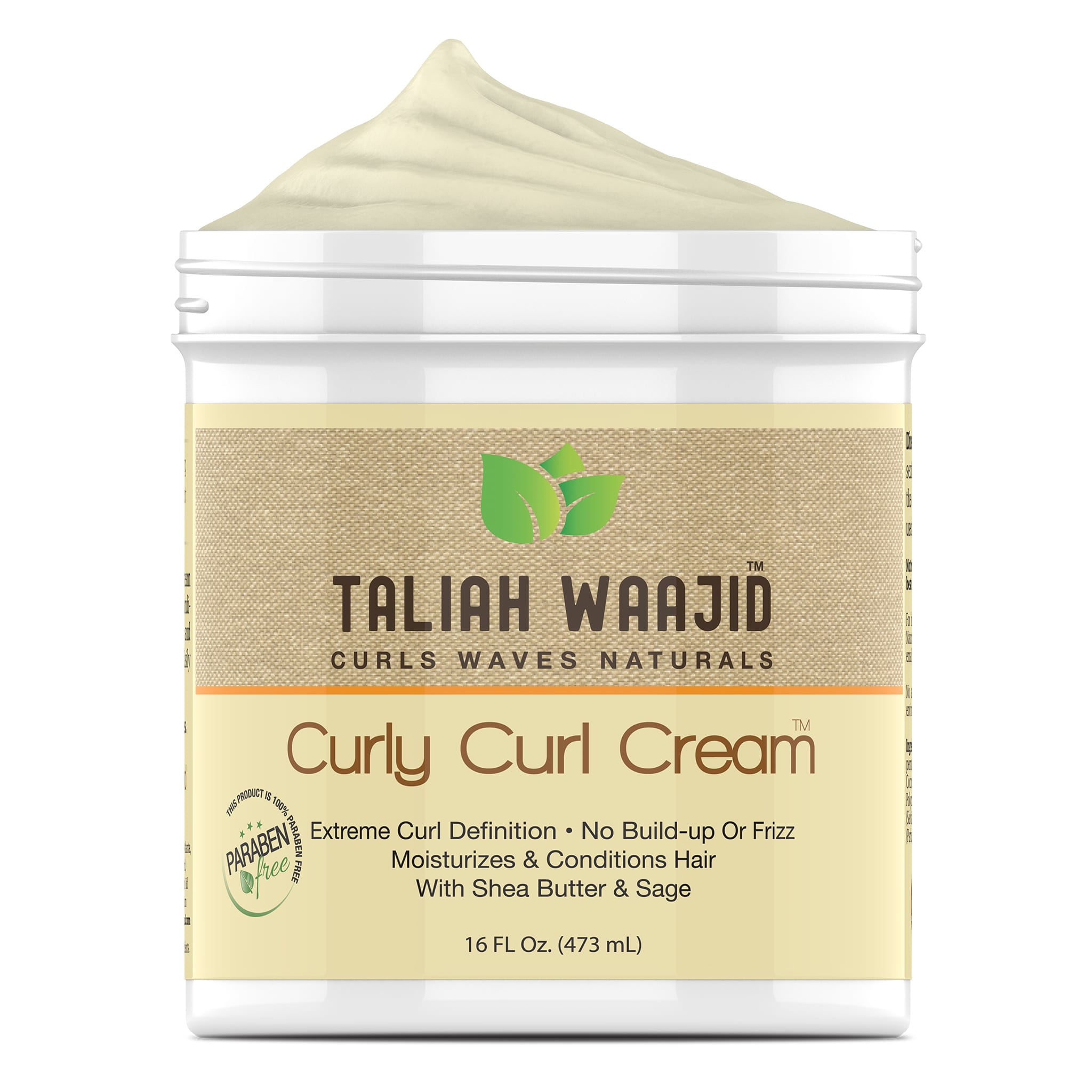 Taliah Waajid Curls, Waves & Naturals Curly Curl Cream 16oz