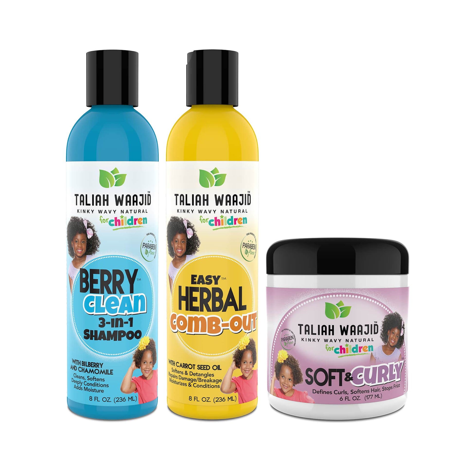 Taliah Waajid Easy Bundle - For Curly, Wavy, Hair Textures (For Children)