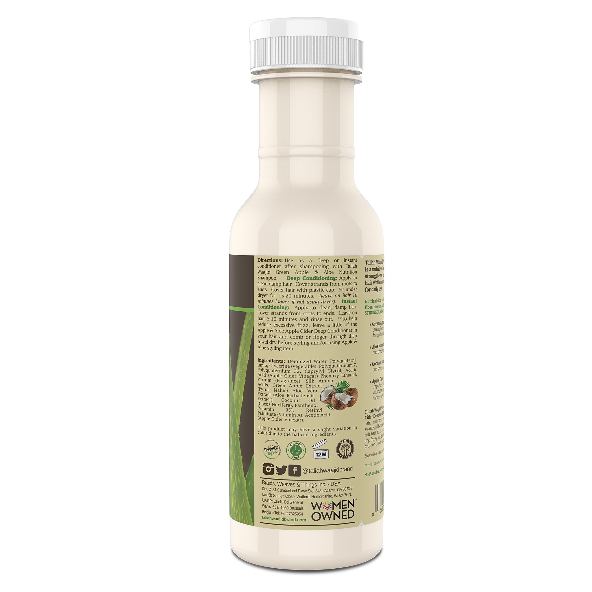 Image of Taliah Waajid Green Apple & Aloe Apple Cider Deep Conditioner 12oz