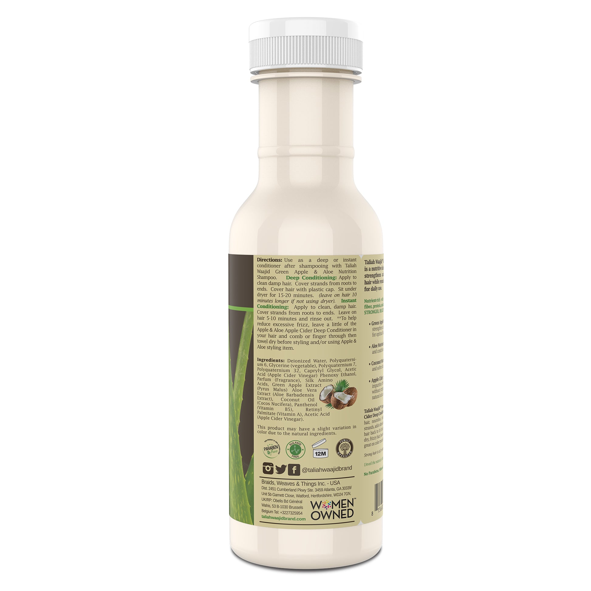 Taliah Waajid Green Apple & Aloe Apple Cider Deep Conditioner 12oz