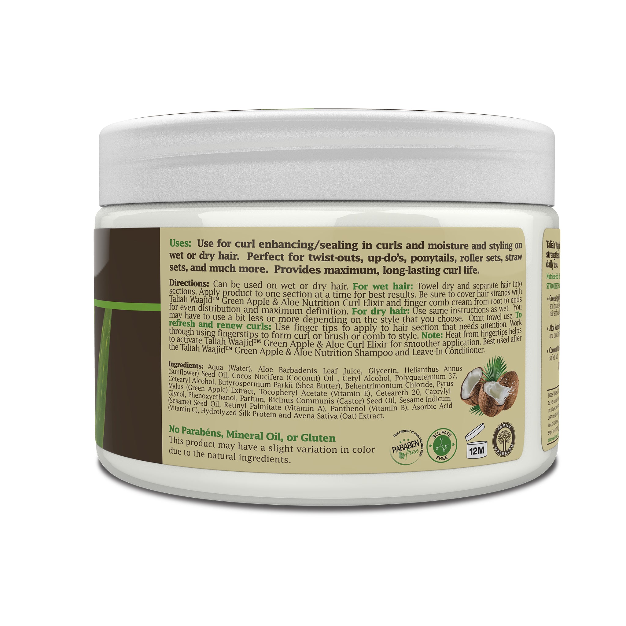 Image of Taliah Waajid Green Apple & Aloe Nutrition Curl Elixir 12oz