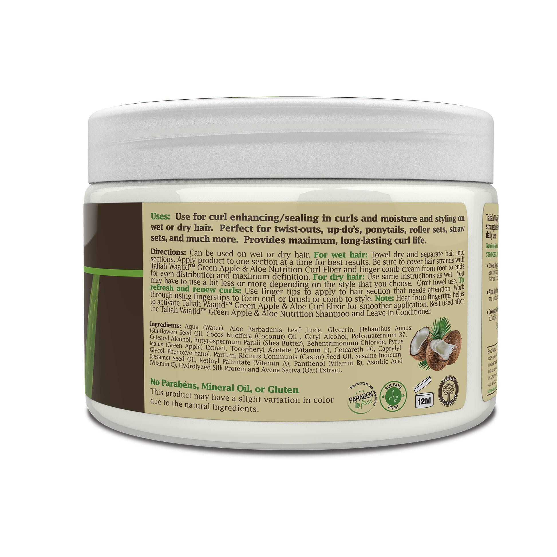 Taliah Waajid Green Apple & Aloe Nutrition Curl Elixir 12oz