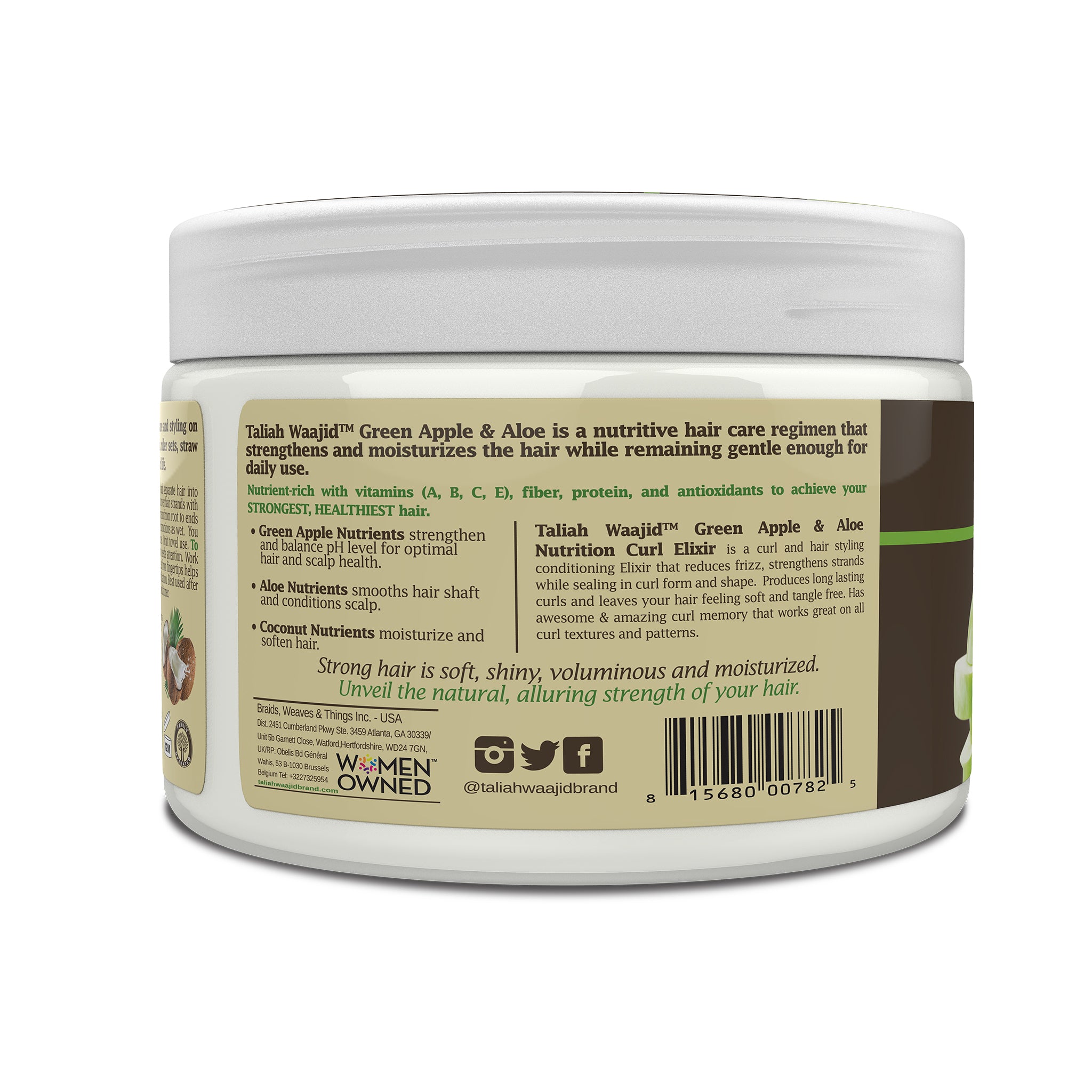 Image of Taliah Waajid Green Apple & Aloe Nutrition Curl Elixir 12oz