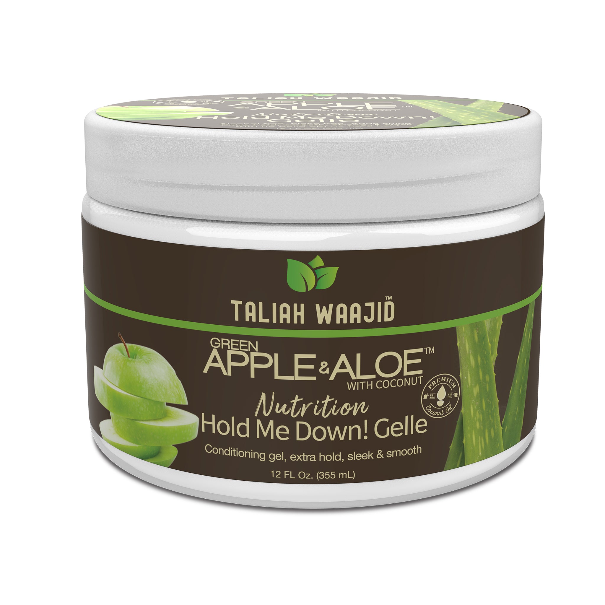 Image of Taliah Waajid Green Apple & Aloe Nutrition Hold Me Down! Gelle 12oz