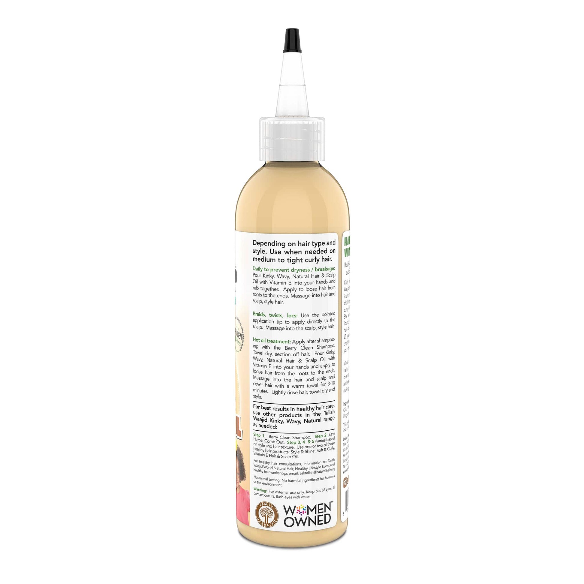 Taliah Waajid Kinky, Wavy, Natural Hair & Scalp Oil With Vitamin-E 8oz