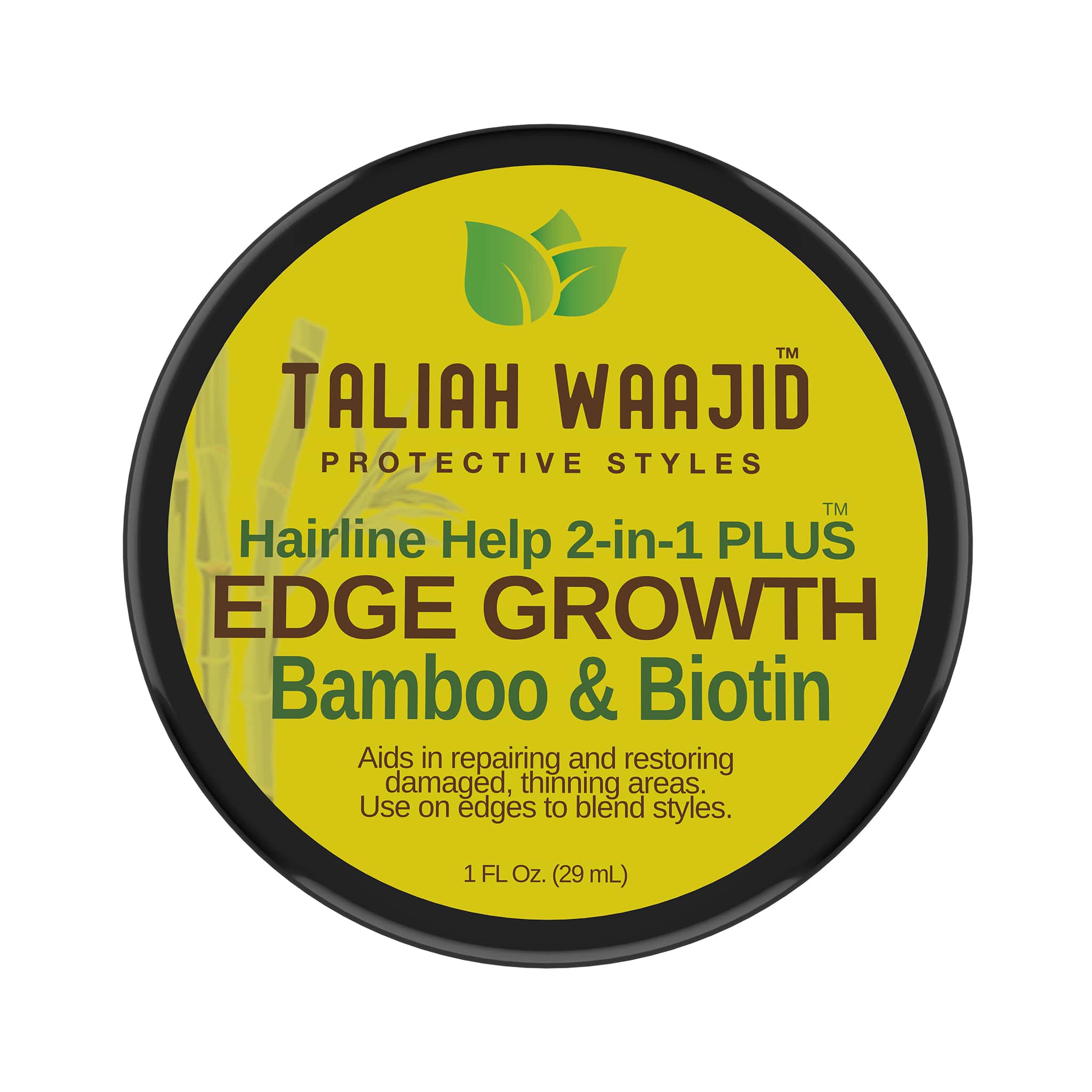 Taliah Waajid Protective Styles Hairline Help 2-in-1 Plus™ Bamboo and Biotin Edge Grow 1oz