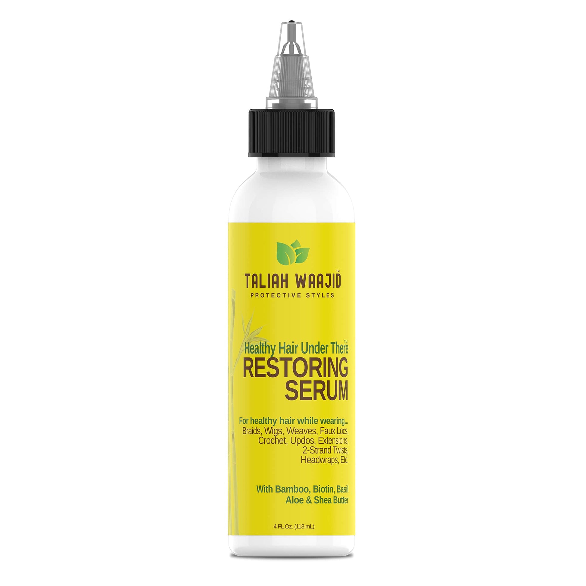 Taliah Waajid Protective Styles Healthy Hair Under There™ Bamboo, Avocado And Peppermint Conditioning & Restoring Serum 4oz