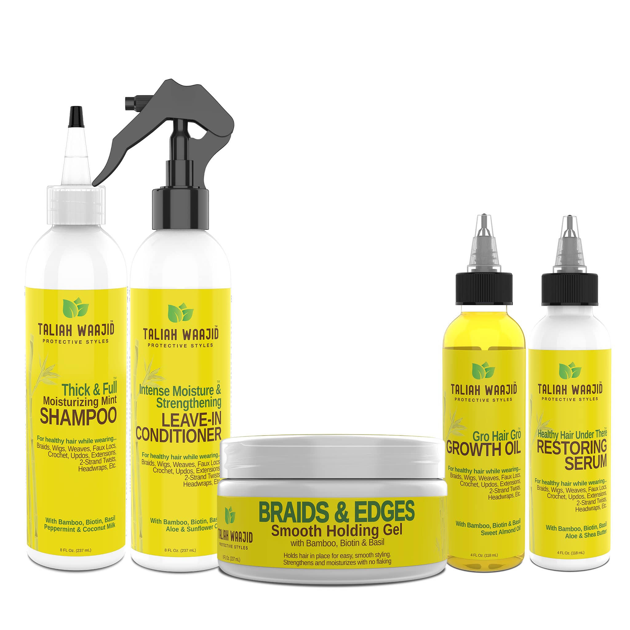 Taliah Waajid Protective Styles Regimen Care for Natural Hair Care Kit