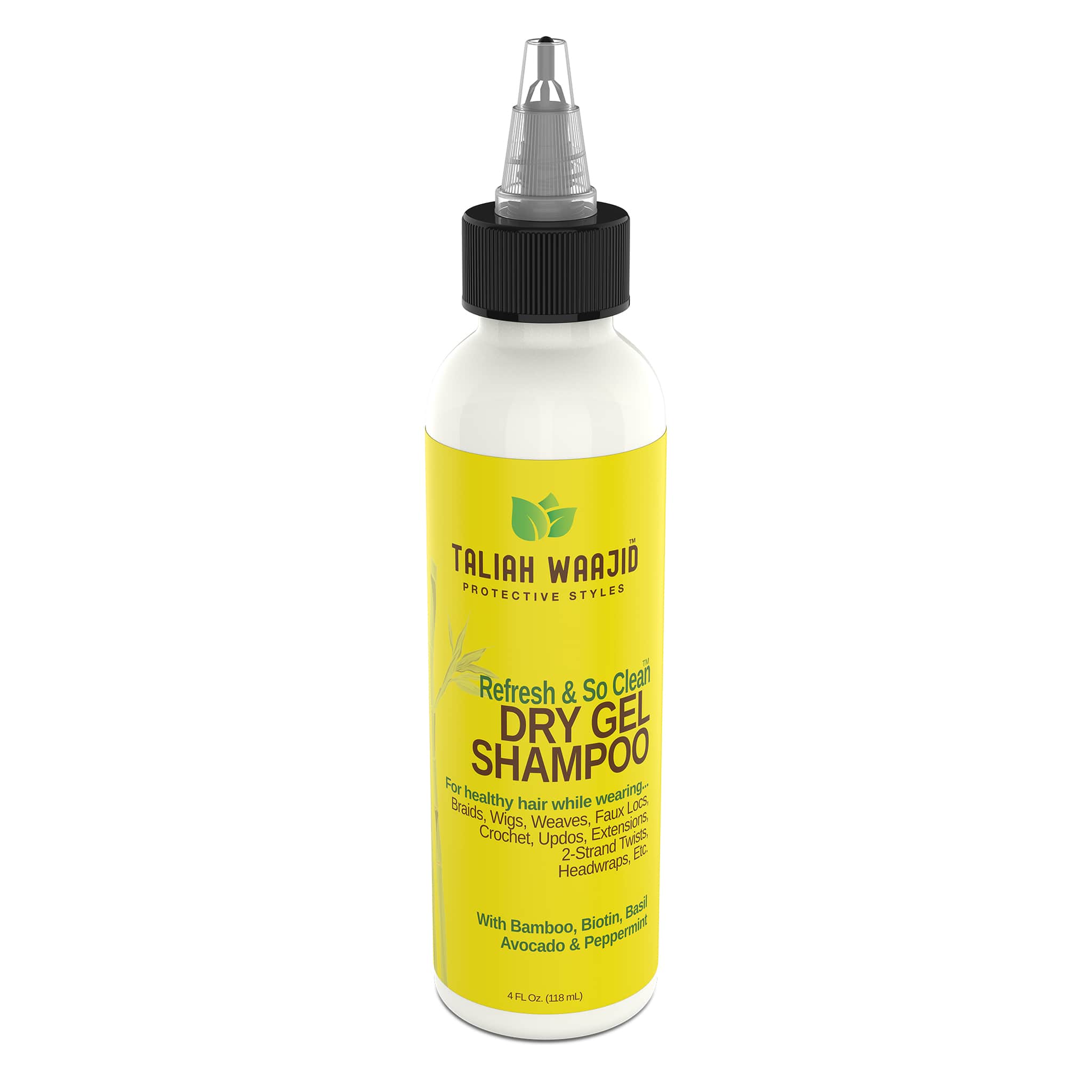 Taliah Waajid Protective Styles Refresh And So Clean™ Bamboo, Avocado And Peppermint Dry Gel Shampoo 4oz