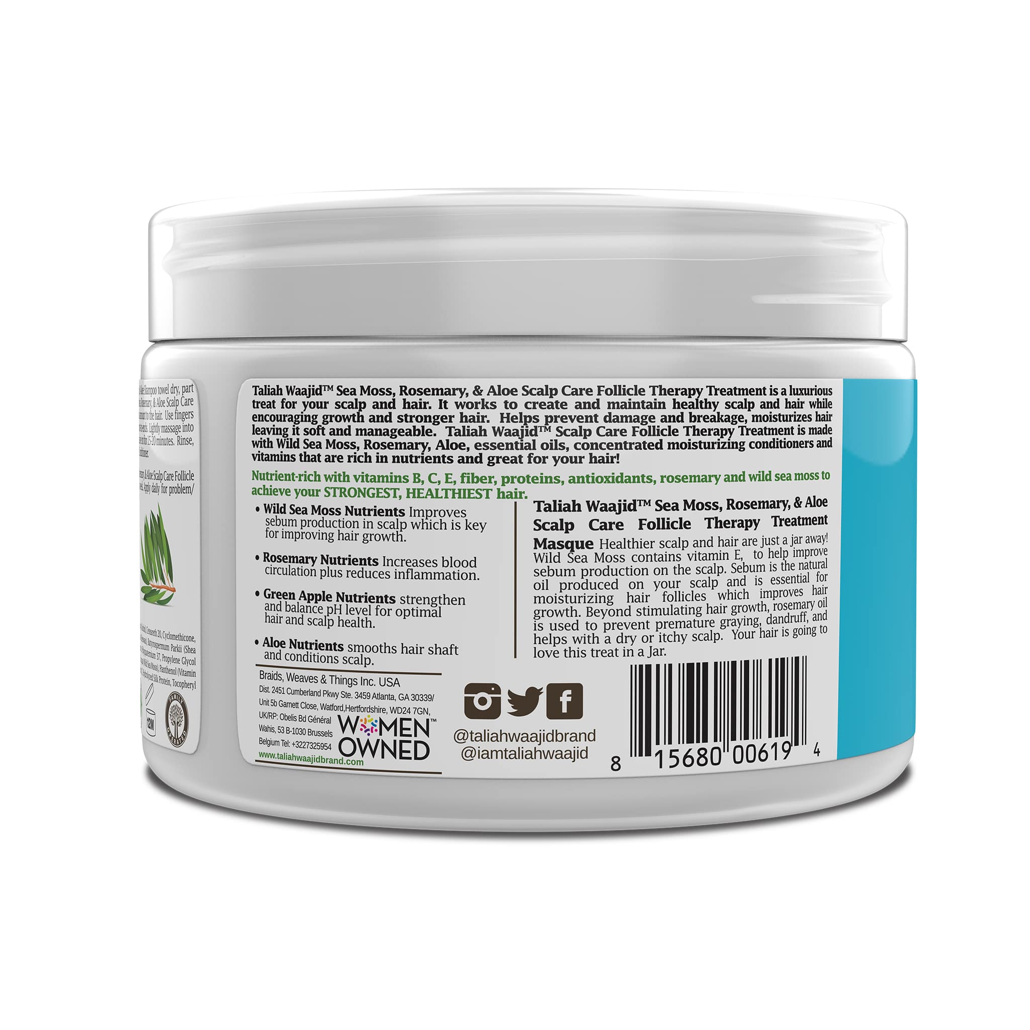 Image of Taliah Waajid Scalp Care Follicle Therapy Treatment Masque 12oz Left View