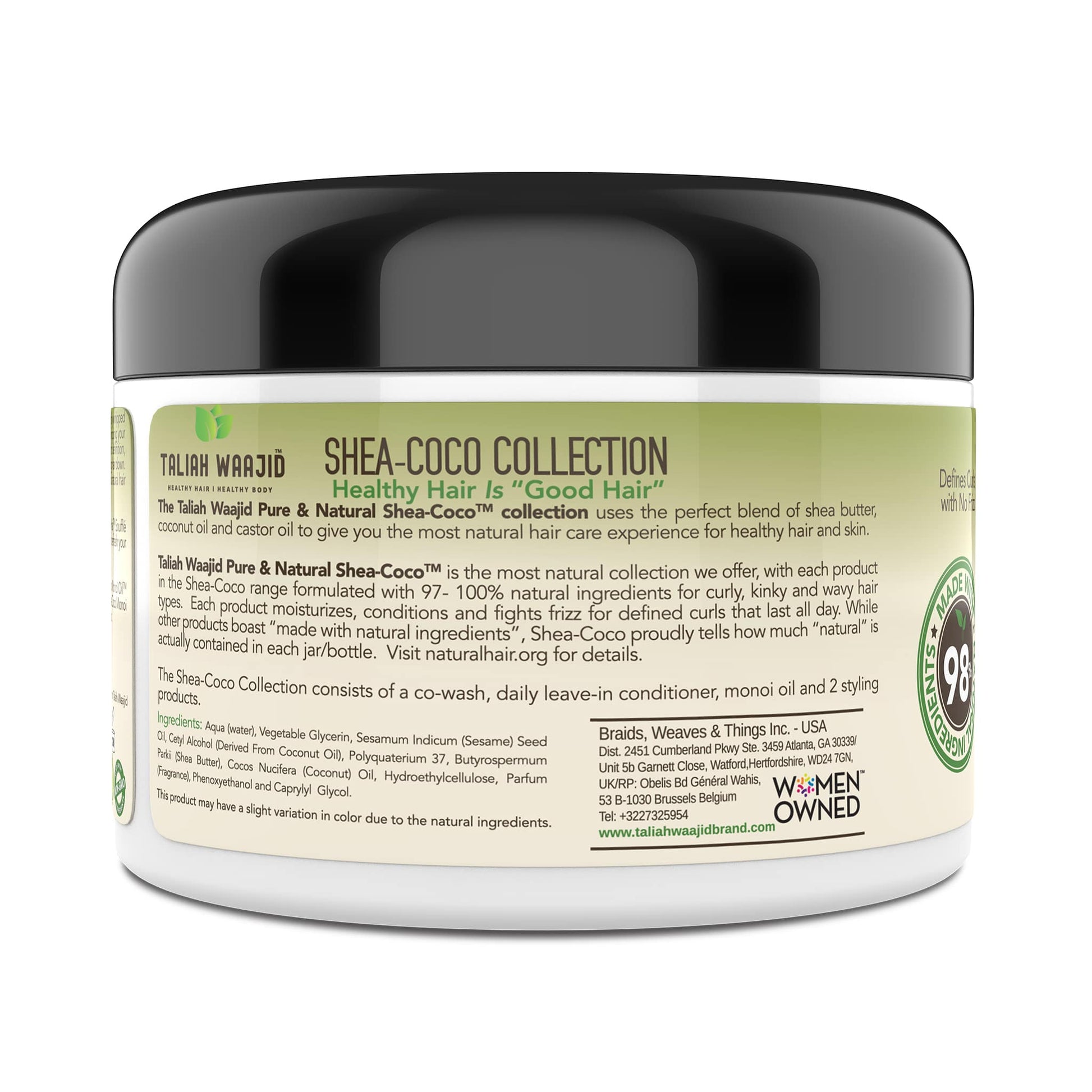 Taliah Waajid Pure & Natural Shea Coco Curly Hair Souffle