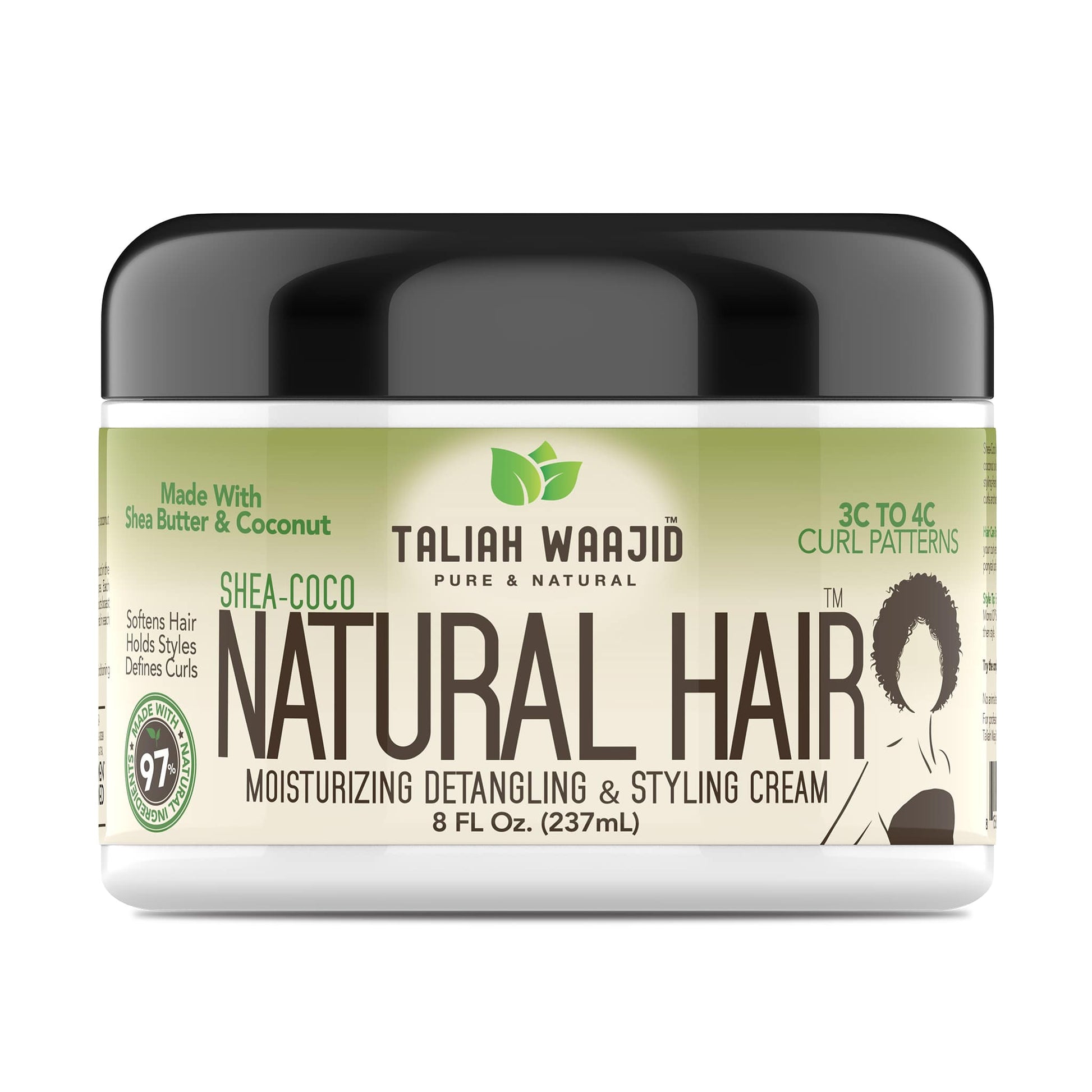 Taliah Waajid Pure & Natural Shea-Coco Natural Hair Style Cream 8oz