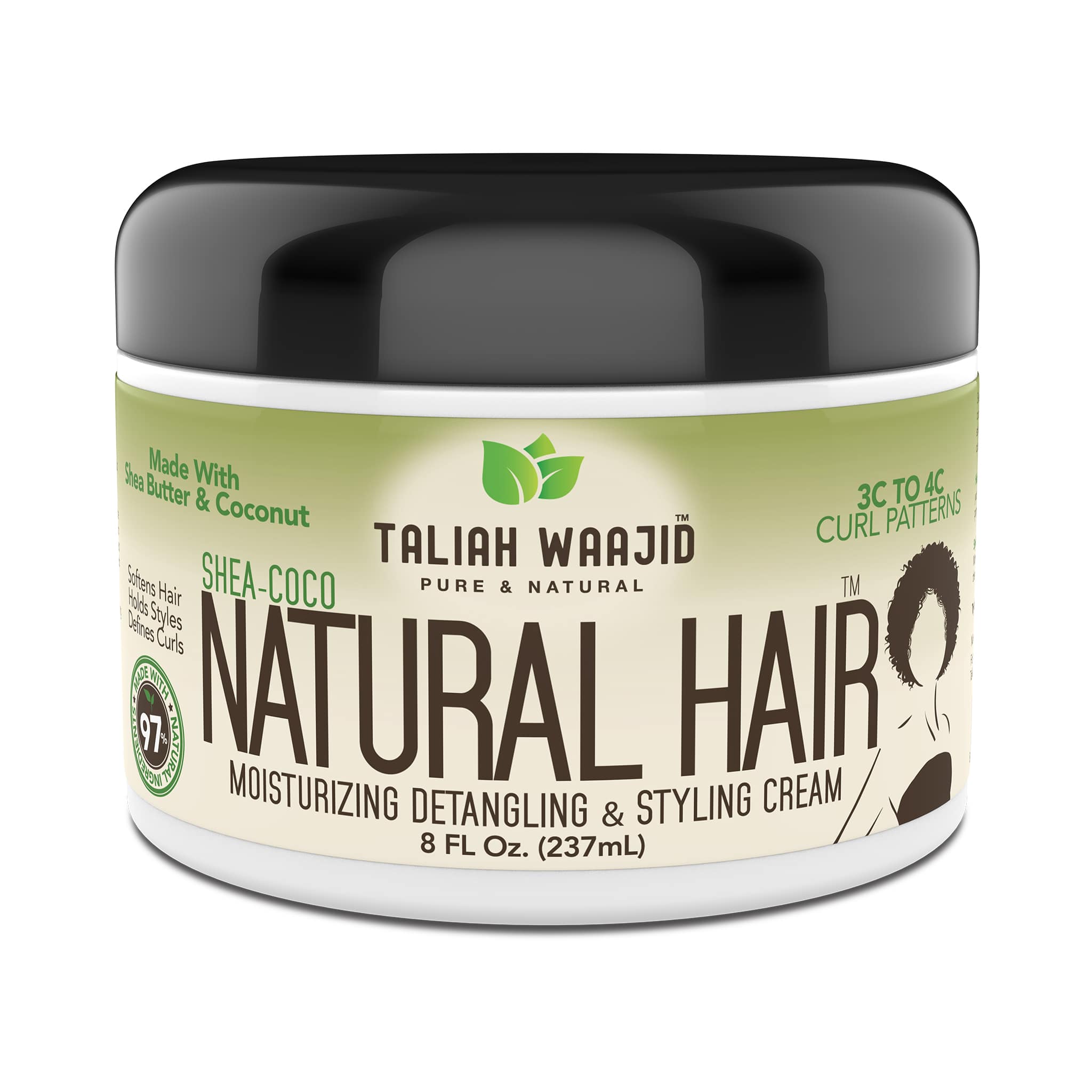 Taliah Waajid Pure & Natural Shea-Coco Natural Hair Style Cream 8oz
