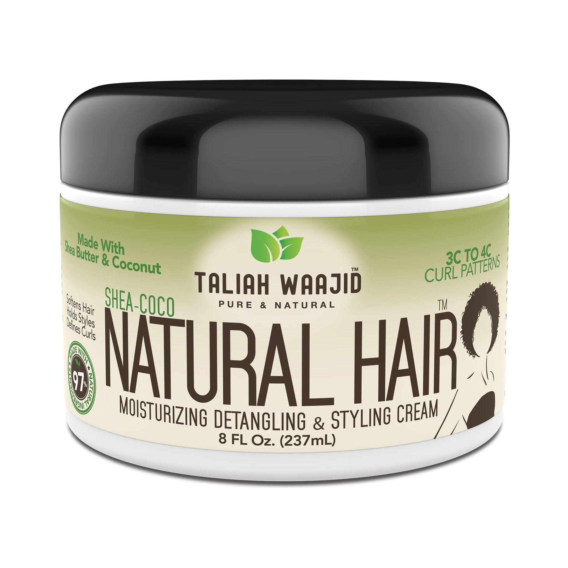 Taliah Waajid Pure & Natural Shea-Coco Natural Hair Style Cream 8oz