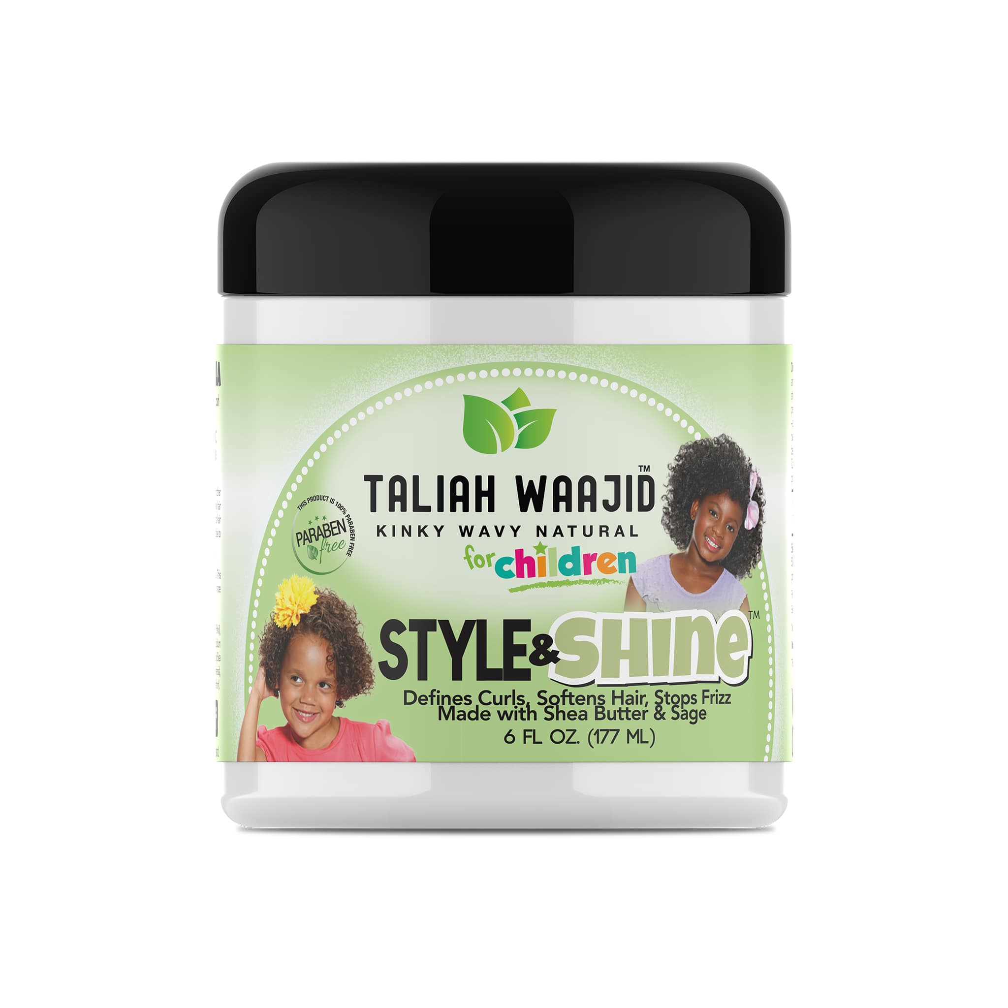 Taliah Waajid Kinky, Wavy, Natural Herbal Style & Shine for Natural Hair 6oz